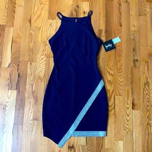 By x By Dark Blue Navy Dress S